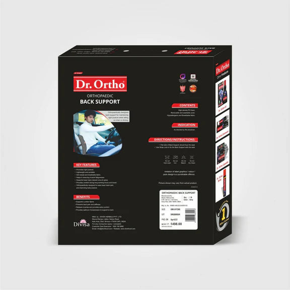 Dr. Ortho Back Support PU Foam - 1 pcs