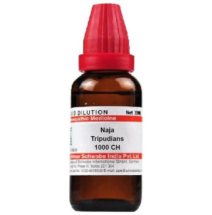 Dr. Willmar Schwabe India Naja Tripudians Dilution -30 ml - 6 CH