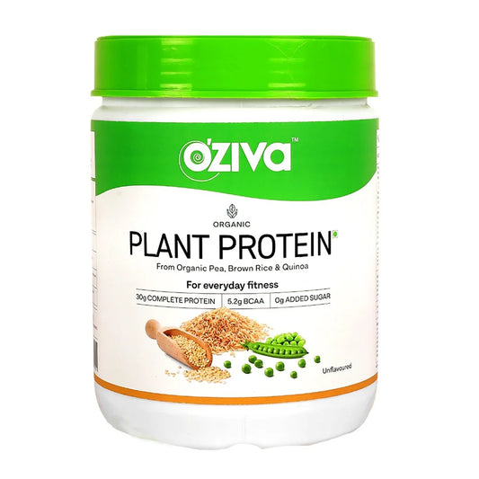 OZiva Organic Plant Protein For Everyday Fitness -500 gm