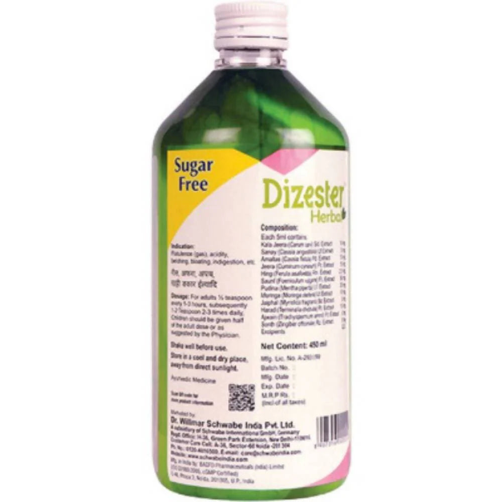 Dr. Willmar Schwabe India Dizester Herbal Digestive Tonic (Sugar-Free) -