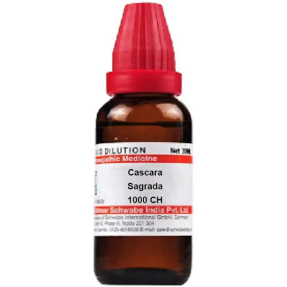 Dr. Willmar Schwabe India Cascara Sagrada Dilution -6 CH
