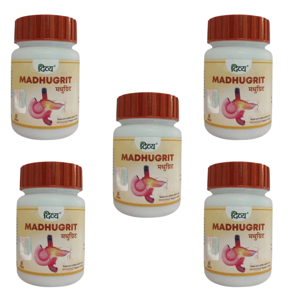 Patanjali Divya Madhugrit Tabs - 60 tabs - Pack of 1