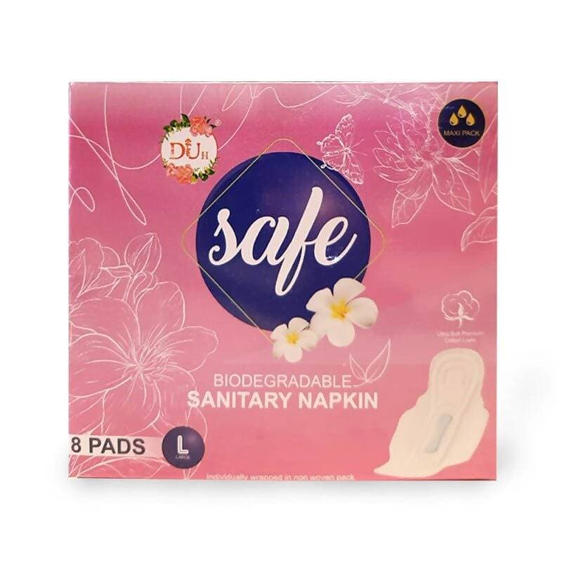 Duh Safe Biodegradable Sanitary Napkins L