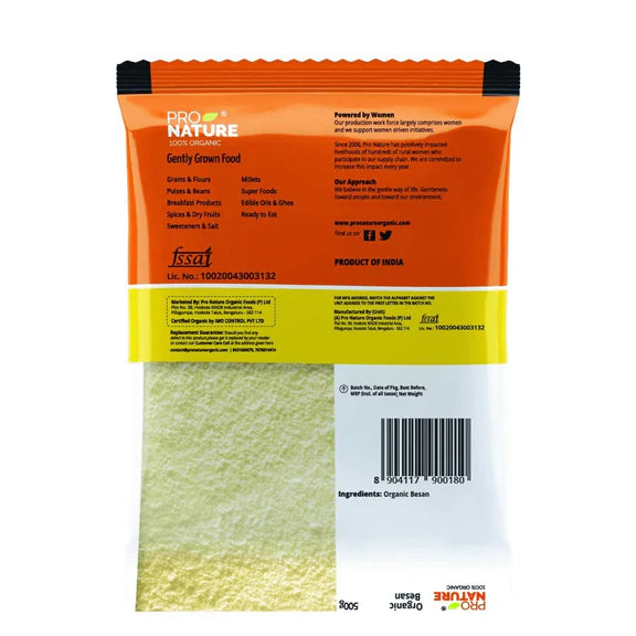 Pro Nature 100% Organic Gram Flour (Besan) - 500 gm