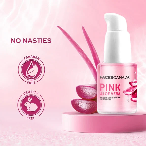 Faces Canada Pink Aloe Vera Fresh Eyes Serum - 50 gm