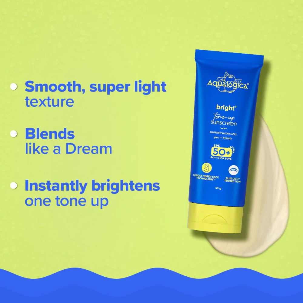Aqualogica Bright + Tone Up Sunscreen - 50 gm