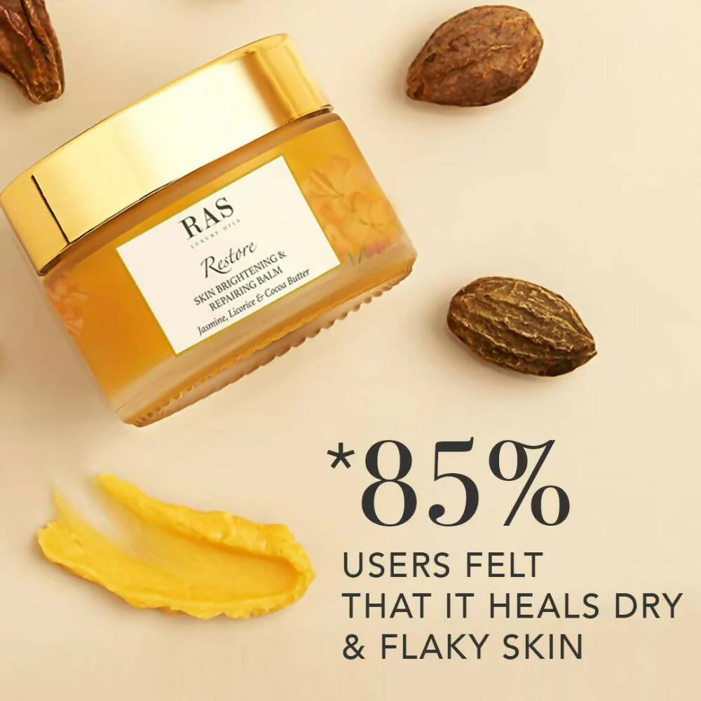 Ras Luxury Oils Restore Repairing & Brightening Skin Moisturizer Balm - 40 gm