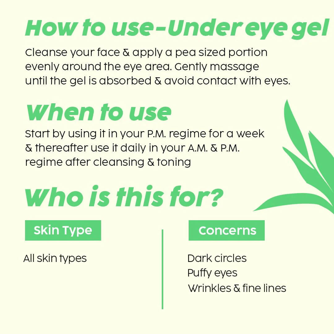 PLIX The Plant Fix Under-Eye Gel and SPF 50+ Guava Glow Sunscreen Combo -combo