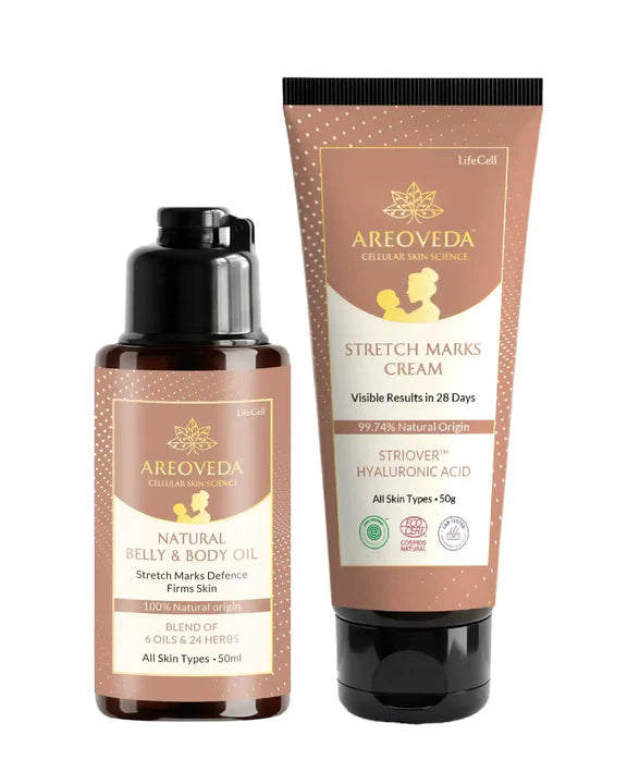 AreoVeda Stretch Marks Repair Bundle - combo