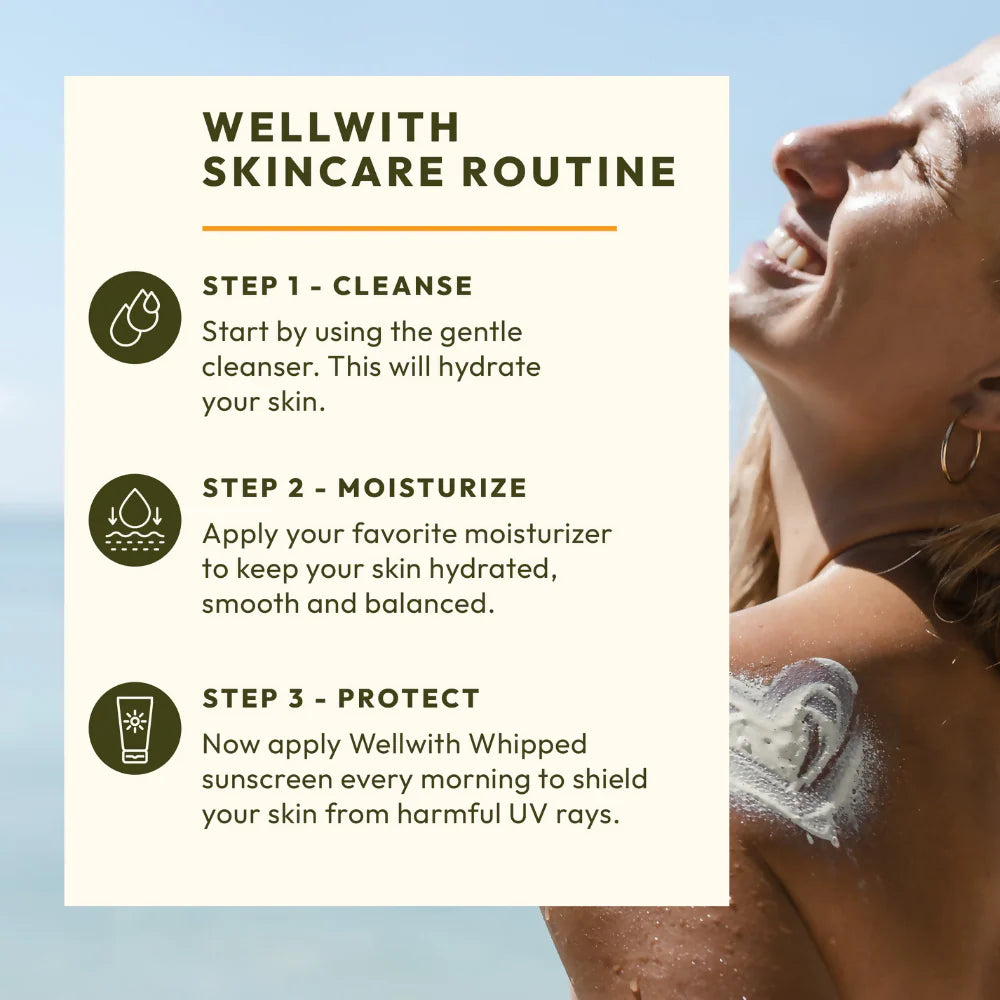 Wellwith Whipped Sunscreen Lotion SPF 50 - 50 gm