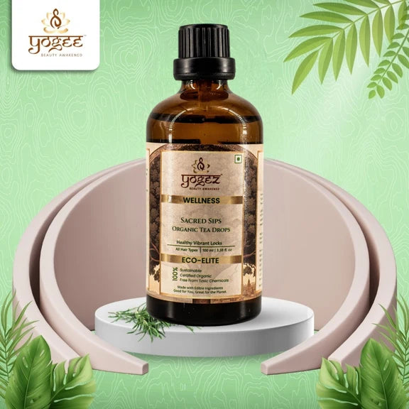 Yogez Sacred Sips Tea Drops- Hair Health - 100 ml