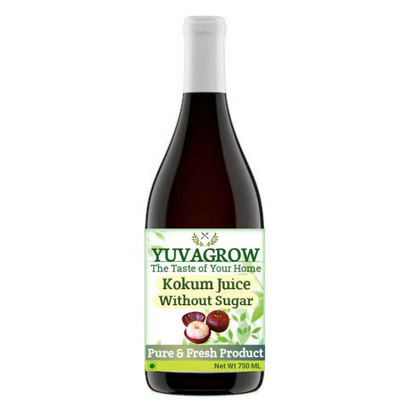 Yuvagrow Kokum Juice Without Sugar - 750 ml