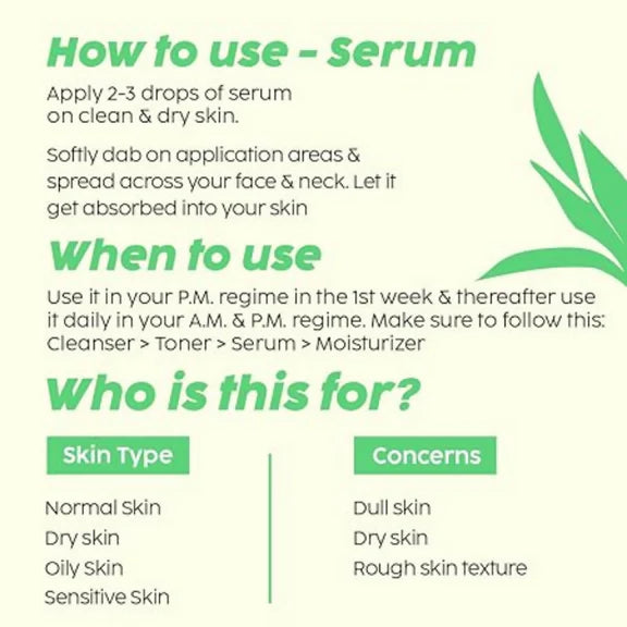 PLIX The Plant Fix 10% Vitamin C Glow Face Serum & Lip Scrub For Skin Brightening & Exfoliate Lips - combo
