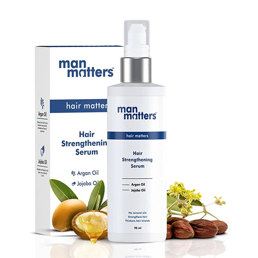 Man Matters Hair Strengthening Serum for Men With Argan & Jojoba Oil