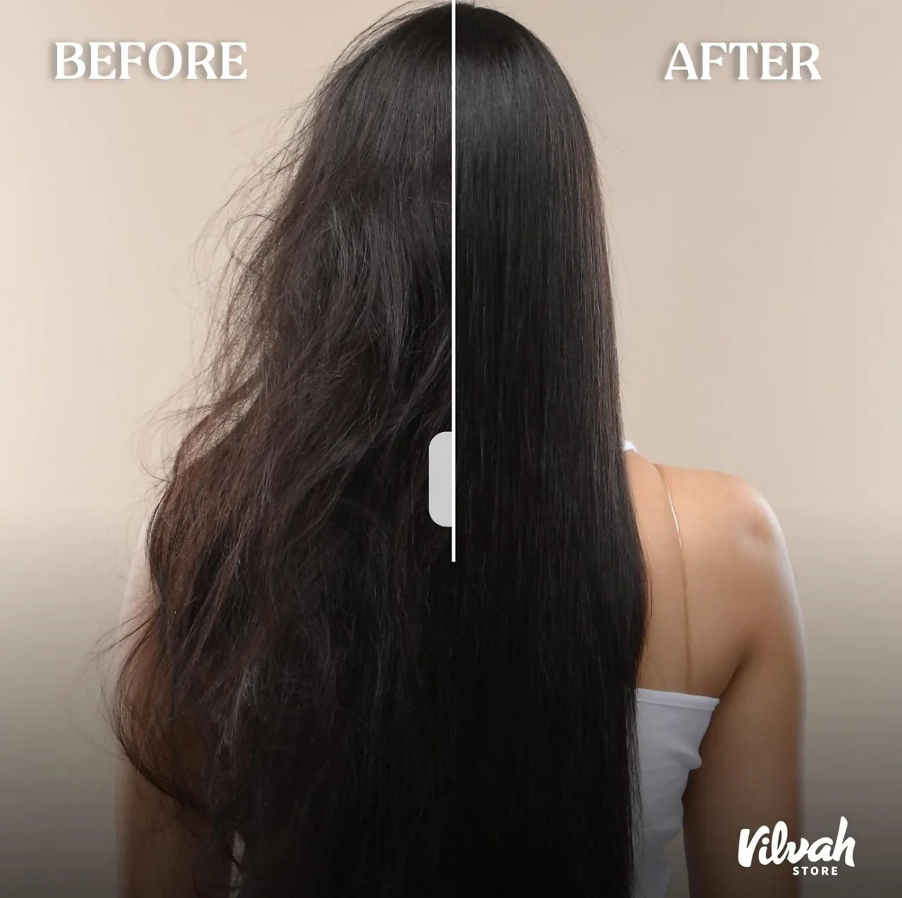 Vilvah Store Anti Frizz Hair Serum For All Hair Types