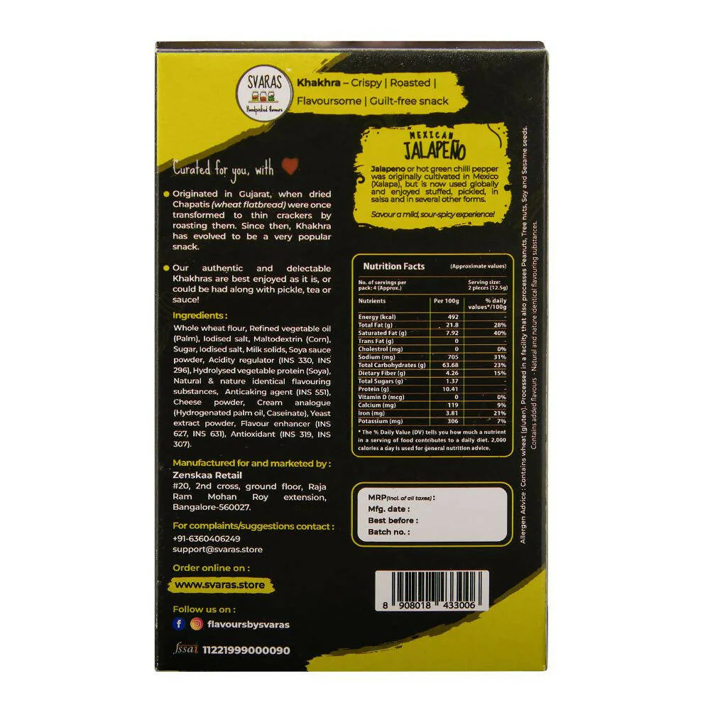 Svaras Mexican Jalapeno Khakhra (New)