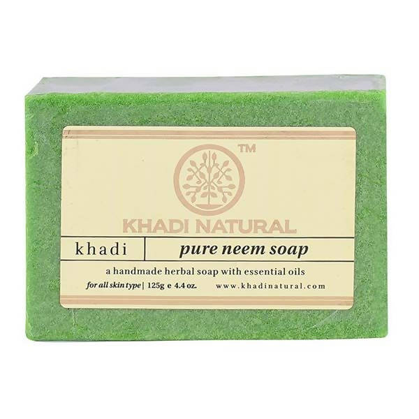 Khadi Natural Herbal Pure Neem Soap - 125 gm - Pack of 2