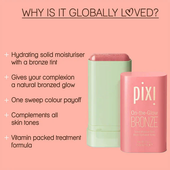 PIXI On The Glow Bronzer - Warm Glow - 19 gm