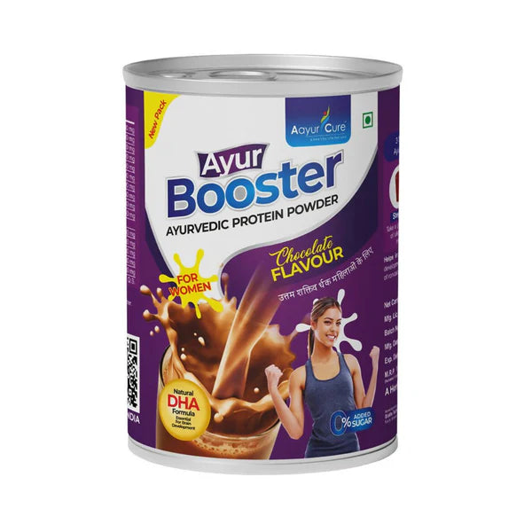 Aayur Cure Ayur Booster Protein Powder For Women - 200 gm - Chocolate