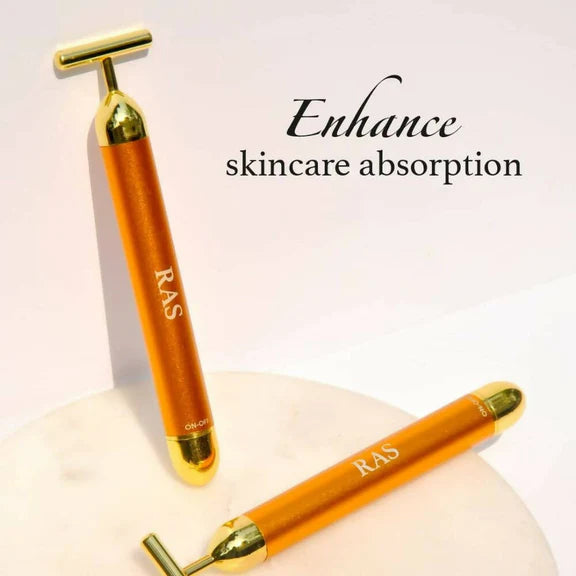 Ras Luxury Oils 24K Gold Vibrating Face Massager - 1 pcs
