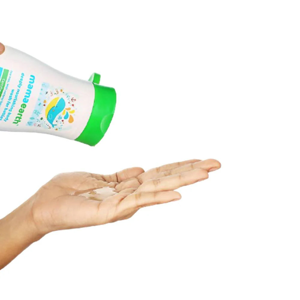 Mamaearth Deeply Nourishing Baby Body Wash For Natural Cleansers & Tear-Free Formula -100 ml