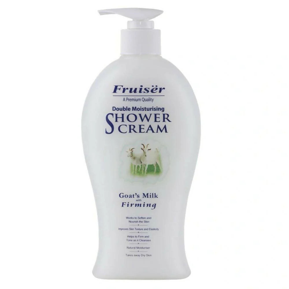 Fruiser Double Moisturizing Shower Cream Firming Goat's Milk