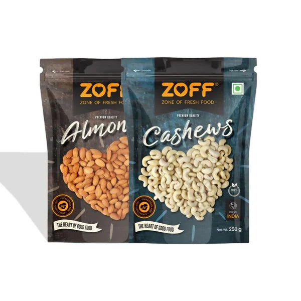 Zoff Premium Almonds & Cashews Combo - combo