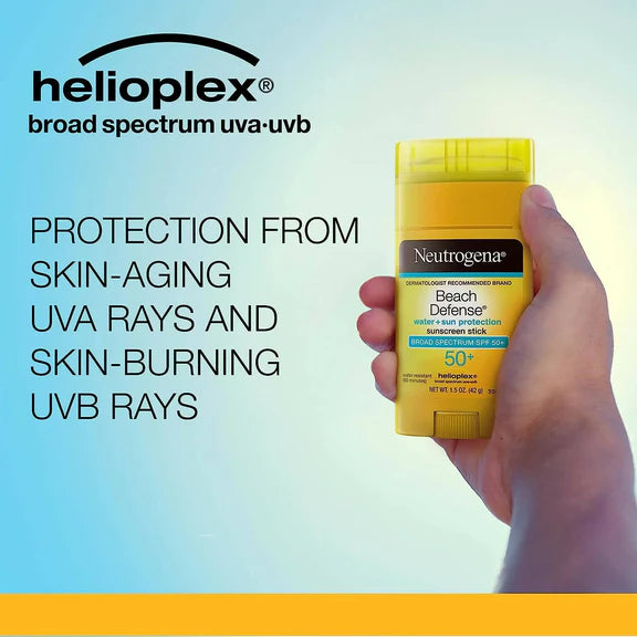 Neutrogena Beach Defense Sunscreen Stick Broad Spectrum SPF 50+ - 42 gm