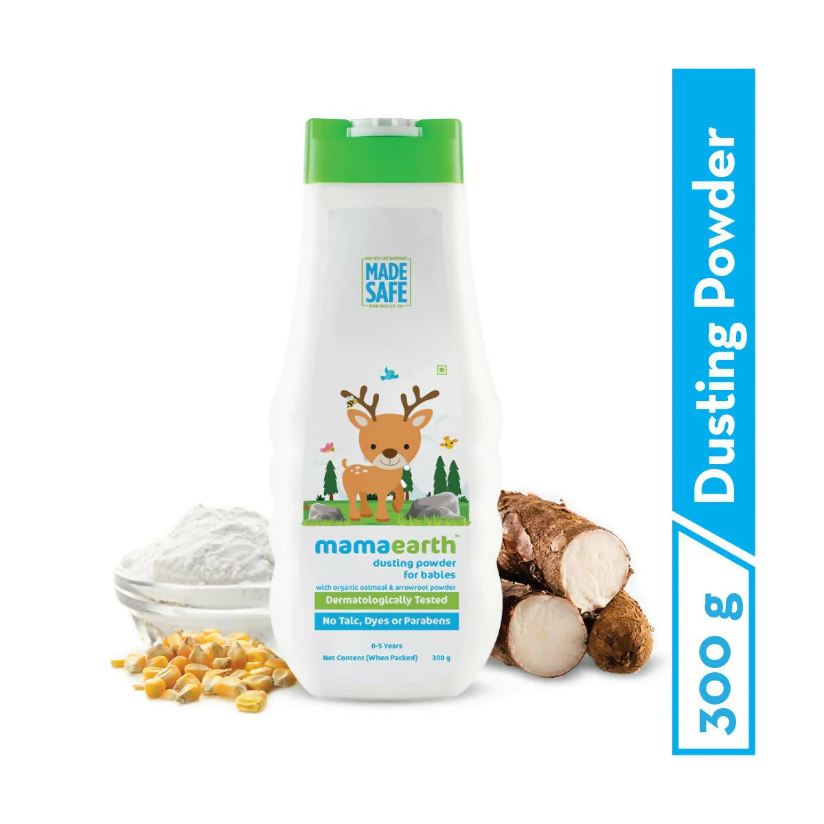 Mamaearth Daily Moisturizing Lotion & Dusting Powder with Organic Oatmeal & Arrowroot Powder for Babies -combo