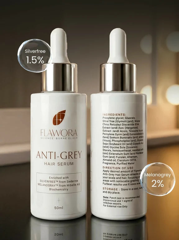 Flawora Anti-Grey Hair Serum - 50 ml - Pack of 1