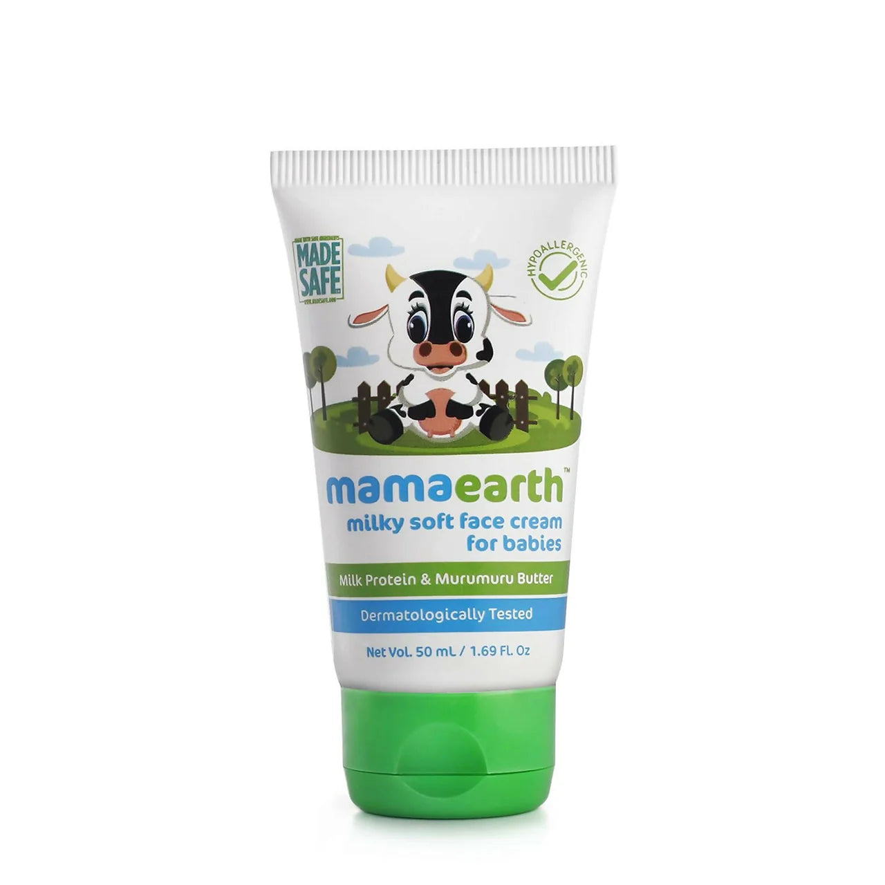 Mamaearth Milky Soft Natural Baby Face Cream & Deeply Nourishing Natural Baby wash