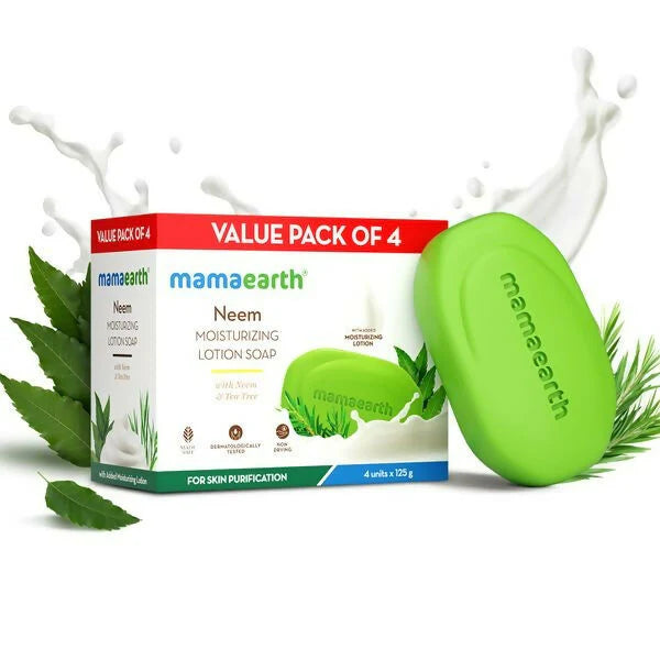 Mamaearth Neem Moisturizing Lotion Soap -125 gm