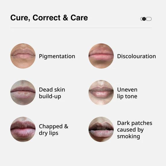Cureskin Lightening Lip Scrub for Men and Women - 7 gm