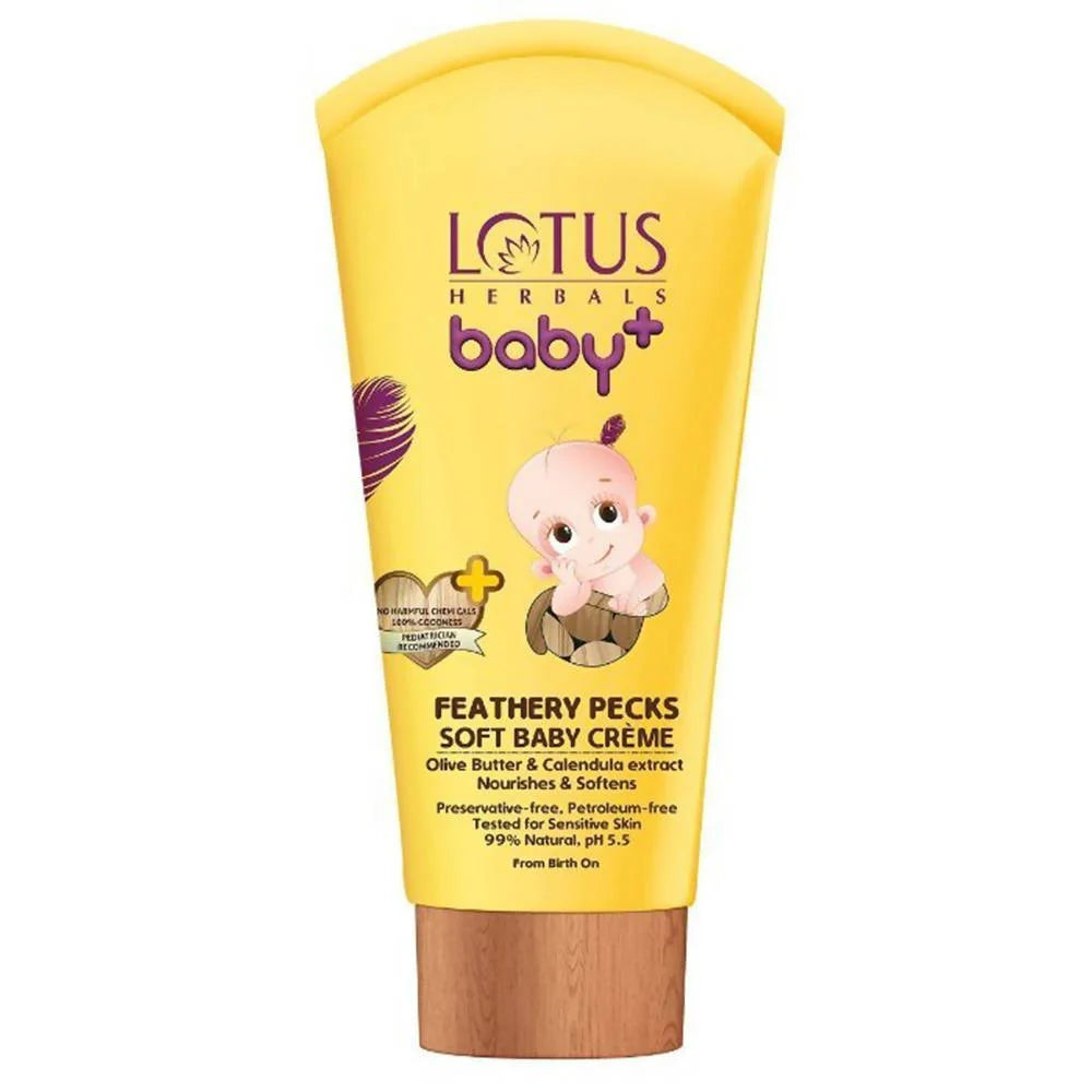 Lotus Herbals Baby+ Feathery Pecks Soft Baby Creme