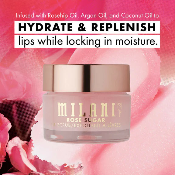Milani Rose Sugar Lip Scrub - 12 gm