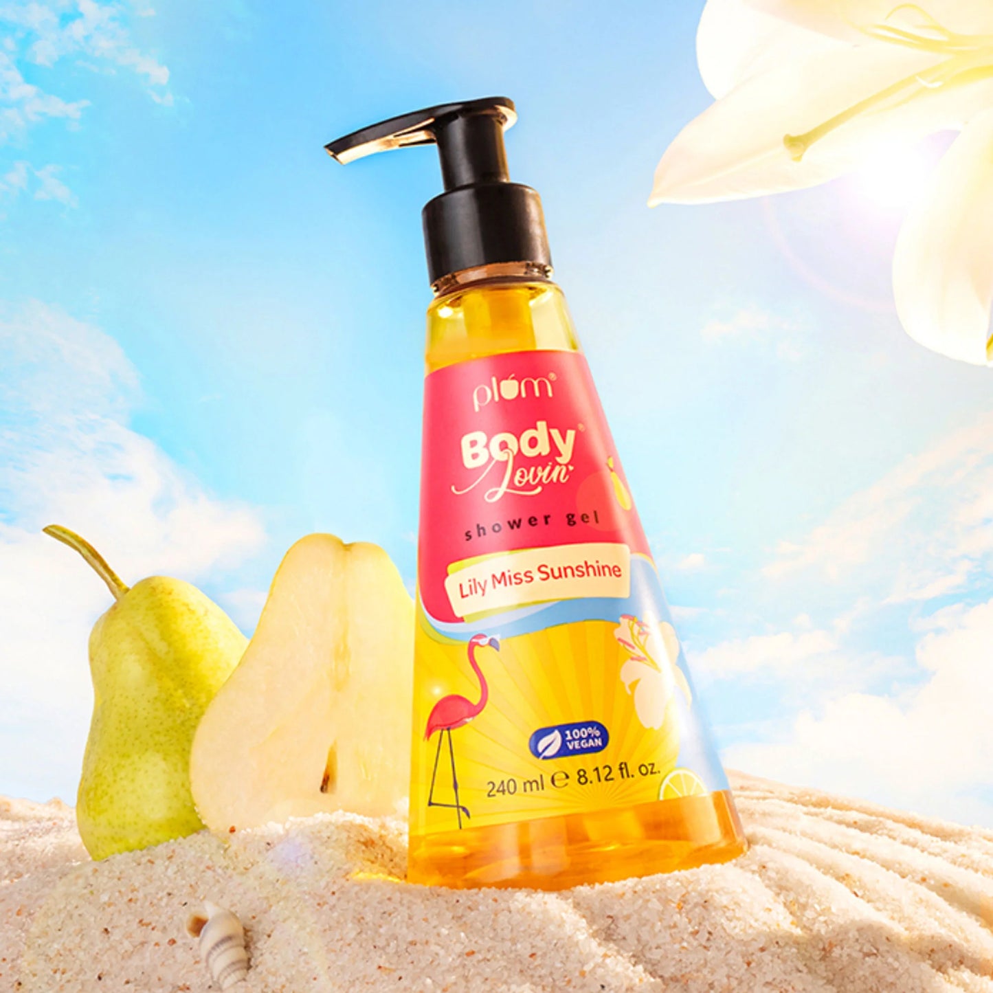Plum BodyLovin Lily Miss Sunshine Shower Gel - 240 gm