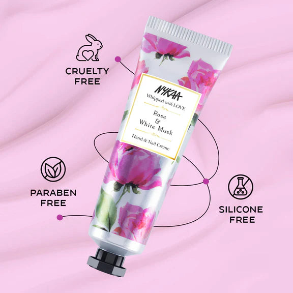 Wanderlust Hand & Nail Creme - Rose & White Musk - 30 ml