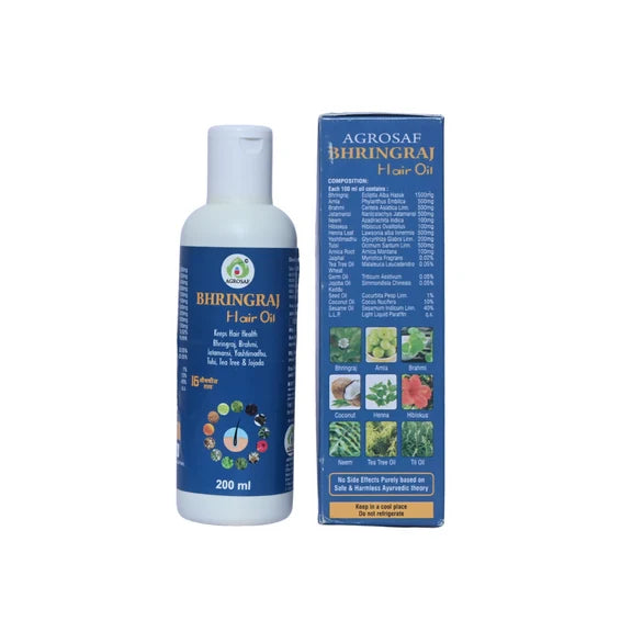 Agrosaf Bhringraj Hair Oil - 200 ml