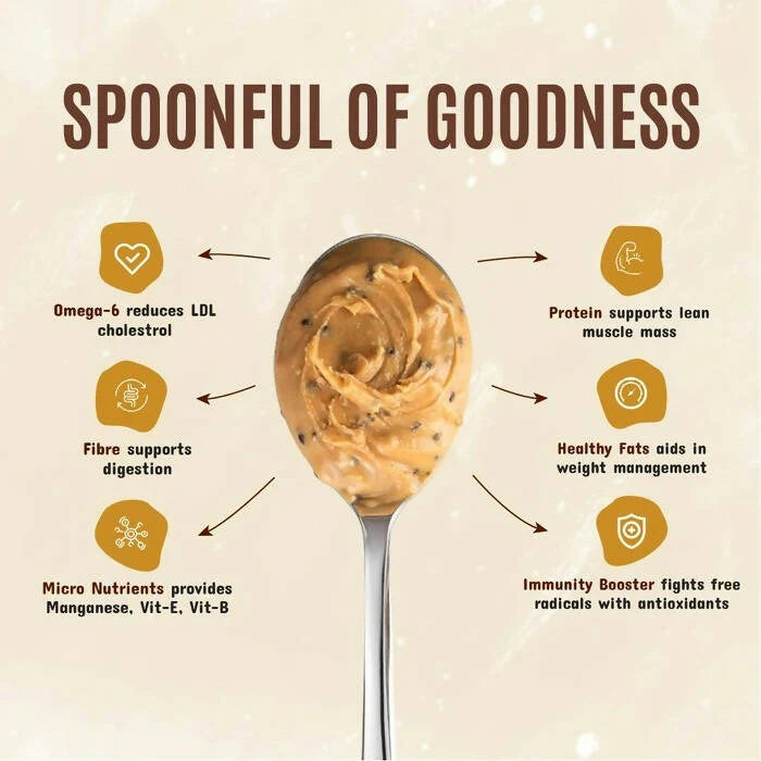 Wow Life Science Crunchy Superseeds Peanut Butter