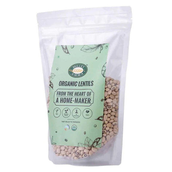 Millet Amma Organic White Peas - 500 gm