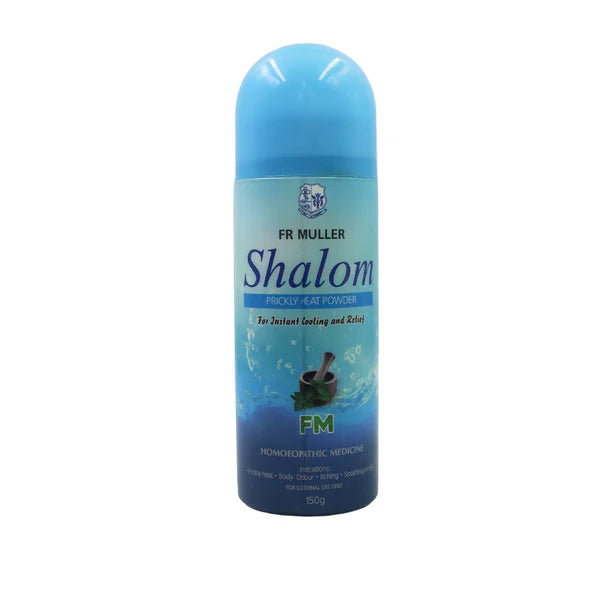 Father Muller Shalom Prickly Heat Powder(Blue) - 150 gm