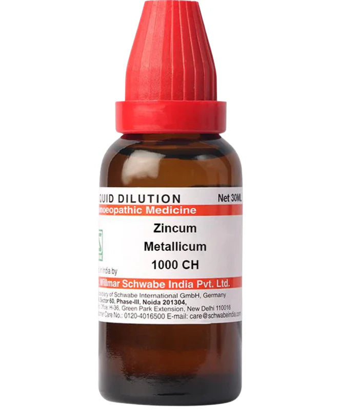 Dr. Willmar Schwabe India Zincum Metallicum Dilution -30 CH