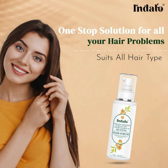 Indalo Keratin Quinoa Protein Hair Serum - 100 ml
