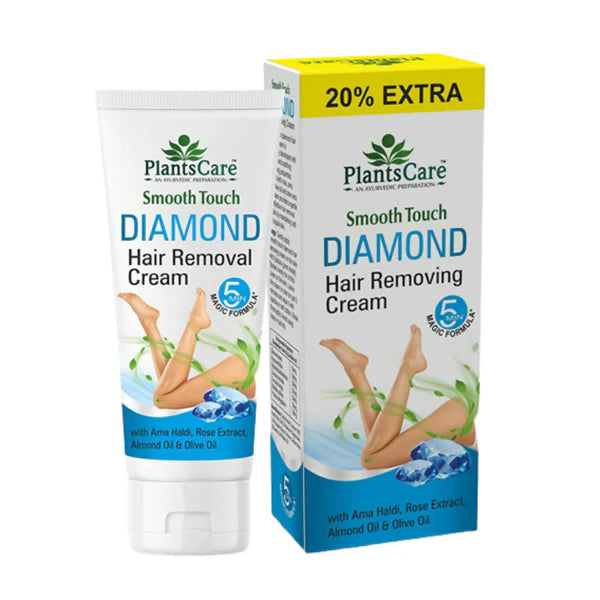 Plants Care Smooth Touch Diamond Hair Removing Cream - 60 gm