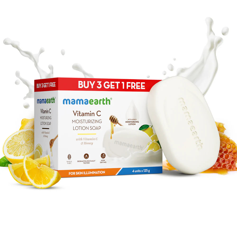 Mamaearth Vitamin C Moisturizing Lotion Soap