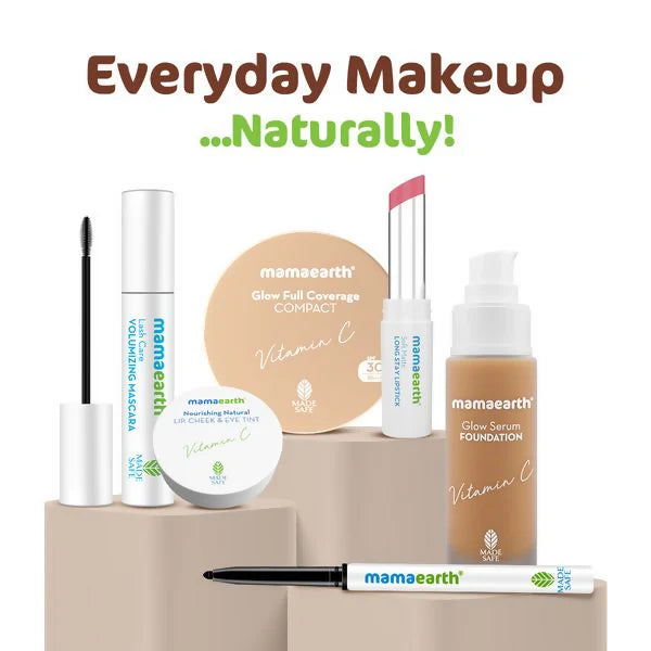 Mamaearth Glow Full Coverage Compact With SPF 30 - Ivory Glow