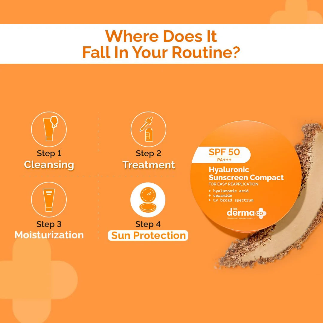 The Derma Co Hyaluronic Sunscreen Compact