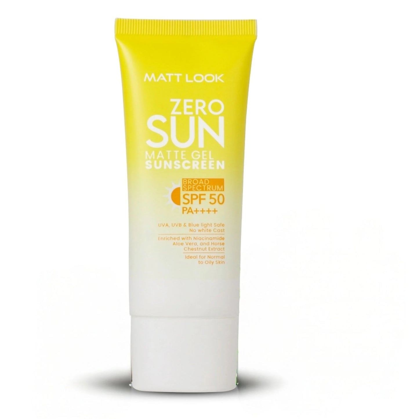Matt Look Zero Sun Matte Gel SPF 50 PA++++ Sunscreen - 55 gm