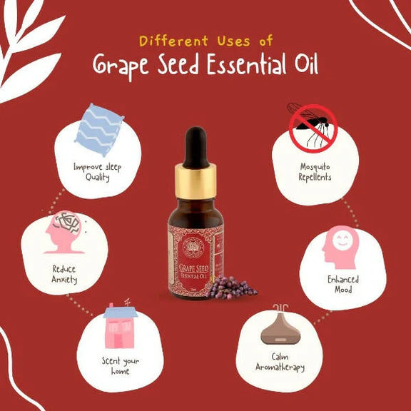 Organicos Grape Seed Essential Oil - 15 ml