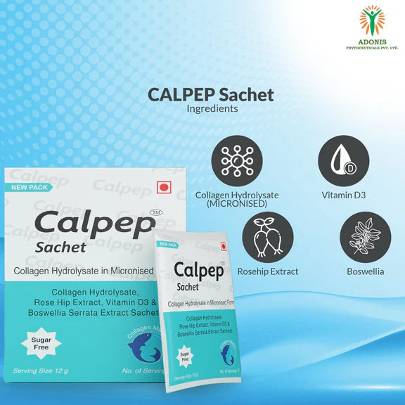 Adonis Calpep Sachets - 12 gm Sachets - Pack of 10